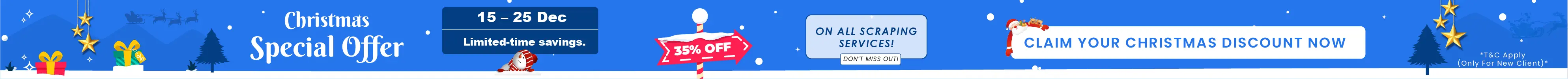 Christmas offer strips